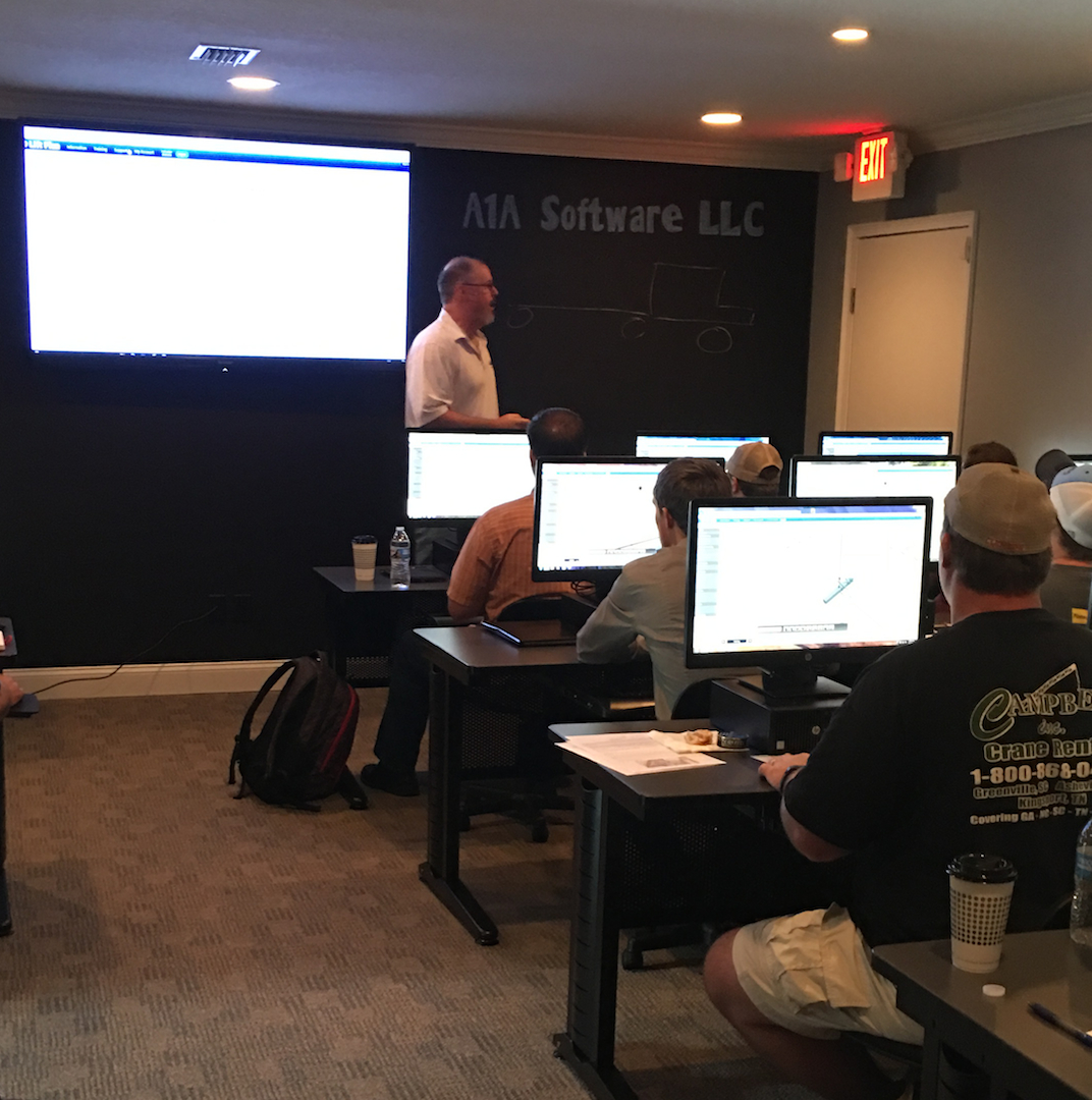 A1A Software’s new training center features high-speed internet and computers equipped with special graphics cards for a high-tech, hands-on training experience.