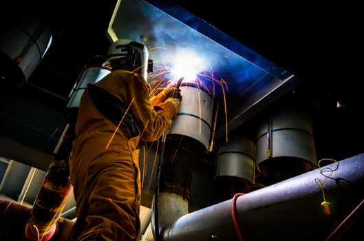 Bechtel received the Excellence in Welding award from the American Welding Society at a ceremony in Chicago.