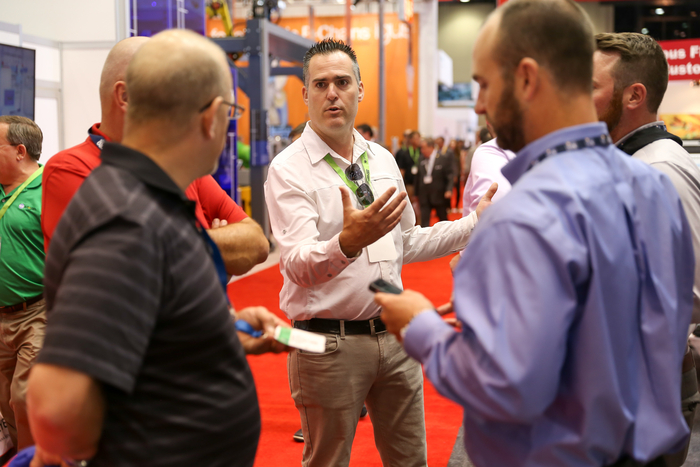 Modula's exhibit was popular among IMTS attendees.
